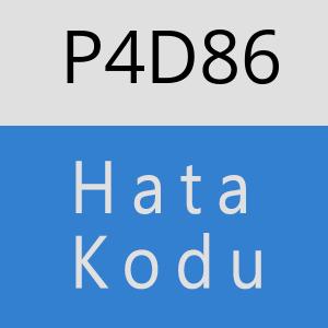 P4D86 hatasi