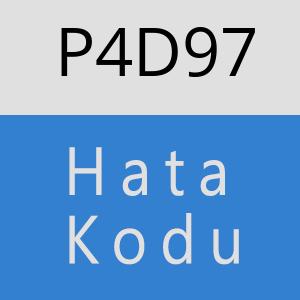 P4D97 hatasi