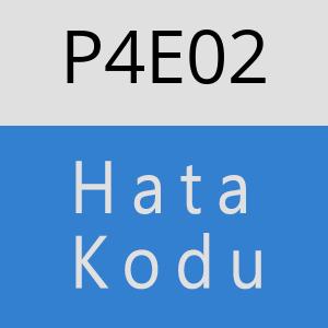 P4E02 hatasi