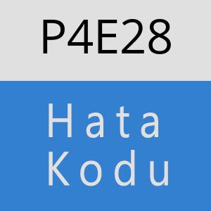 P4E28 hatasi