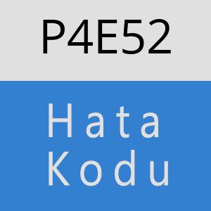 P4E52 hatasi