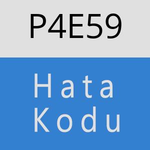 P4E59 hatasi