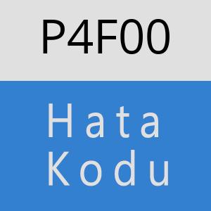 P4F00 hatasi