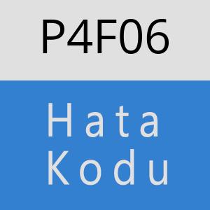 P4F06 hatasi