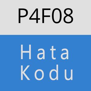 P4F08 hatasi