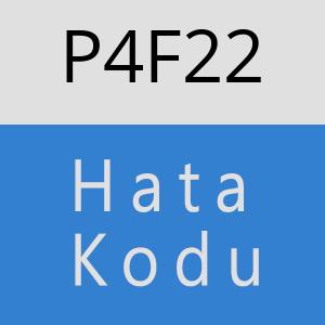 P4F22 hatasi