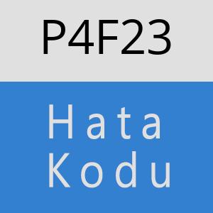 P4F23 hatasi