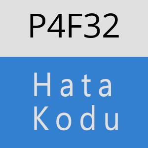 P4F32 hatasi