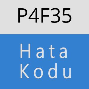 P4F35 hatasi