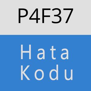 P4F37 hatasi