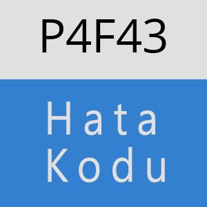 P4F43 hatasi