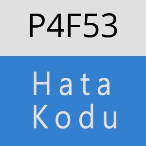 P4F53 hatasi