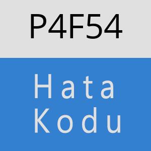 P4F54 hatasi