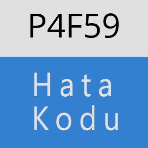 P4F59 hatasi