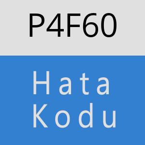 P4F60 hatasi