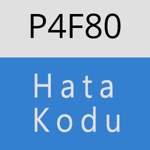 P4F80 hatasi