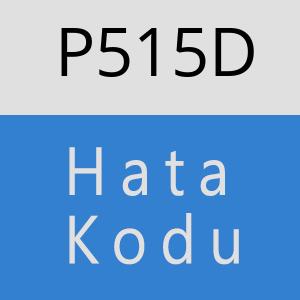 P515D hatasi