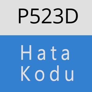 P523D hatasi