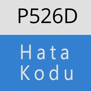 P526D hatasi