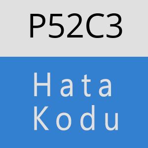 P52C3 hatasi