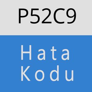 P52C9 hatasi