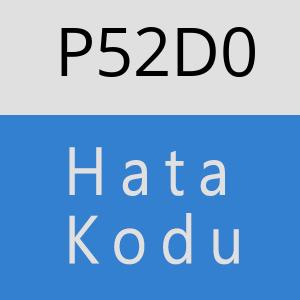 P52D0 hatasi