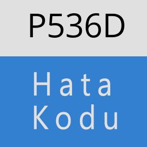 P536D hatasi