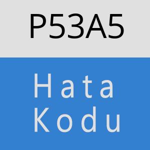 P53A5 hatasi