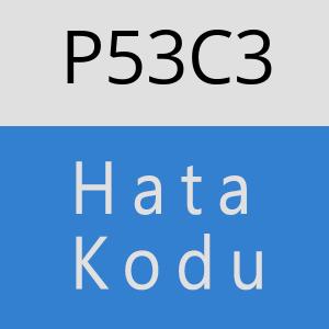 P53C3 hatasi