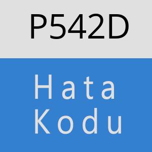 P542D hatasi