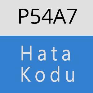 P54A7 hatasi