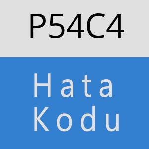 P54C4 hatasi