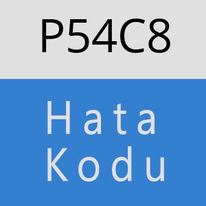 P54C8 hatasi