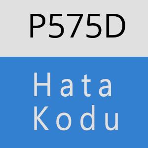 P575D hatasi