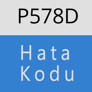 P578D hatasi