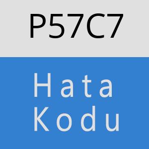 P57C7 hatasi