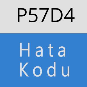 P57D4 hatasi