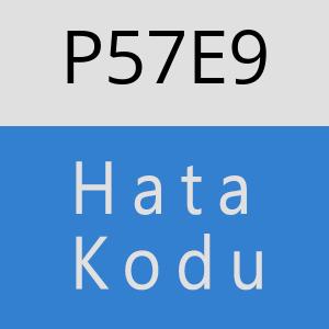 P57E9 hatasi