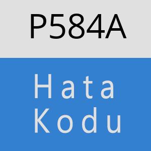 P584A hatasi