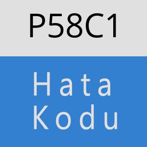 P58C1 hatasi