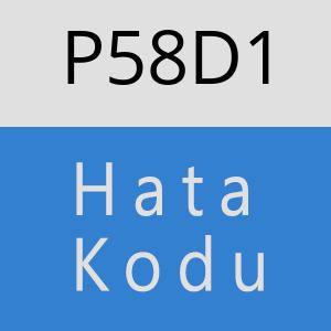 P58D1 hatasi