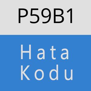 P59B1 hatasi