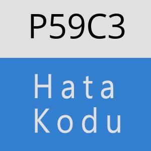 P59C3 hatasi