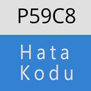 P59C8 hatasi