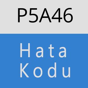 P5A46 hatasi