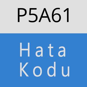 P5A61 hatasi