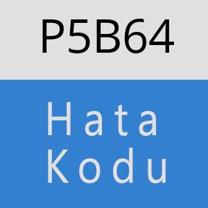 P5B64 hatasi