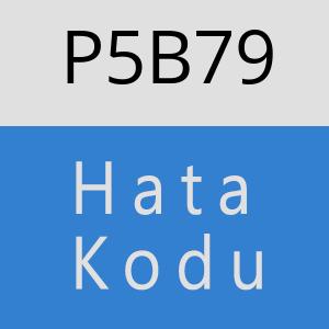 P5B79 hatasi