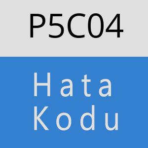P5C04 hatasi