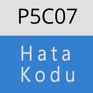 P5C07 hatasi